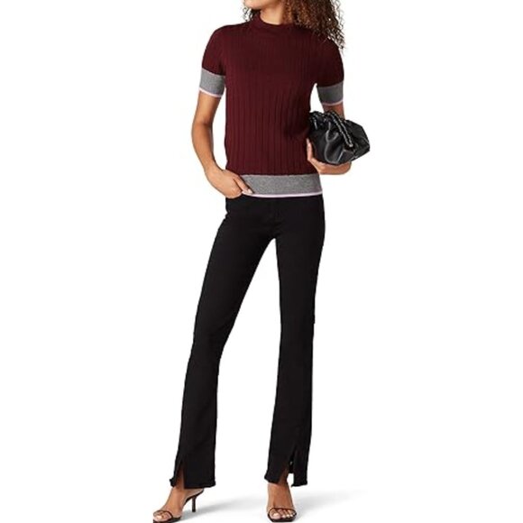Tome Collection Rent The Runway Plum Ribbed Sweater XS 26287 - Picture 7 of 7